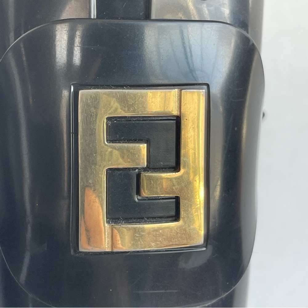 Fendi #TK2672 Rubber Rain Boots Women Size 38 - Picture 4 of 12